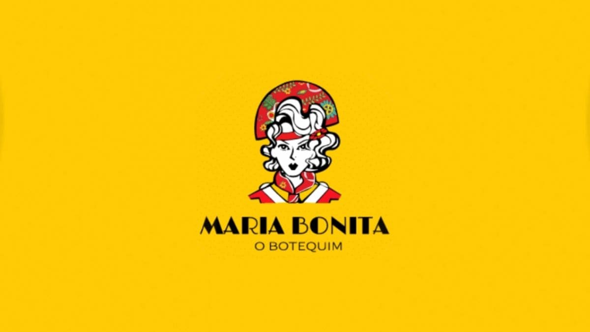 maria bonita botequim logotipo bar brasileiro no porto